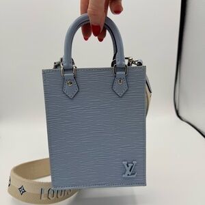Louis Vuitton Epi Light Blue Mini Bag